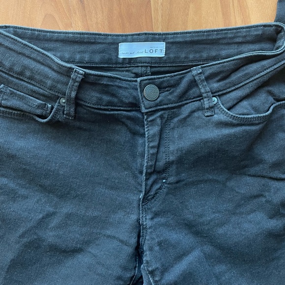 Loft 4p/27p faded black jeans - Picture 4 of 6